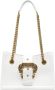 Versace Jeans Couture Witte Leren Schoudertas met Gouden Details White Dames - Thumbnail 1
