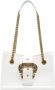 Versace Jeans Couture Witte Leren Schoudertas met Gouden Details White Dames - Thumbnail 2