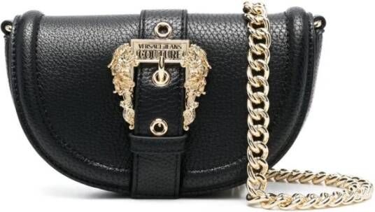 Versace Jeans Couture Women Bags Shoulder Bag Czarny Ss23 Zwart Dames