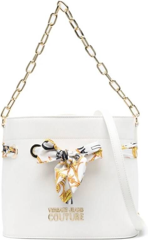 Versace Jeans Couture Women Bags Shoulder Bag White Ss23 Wit Dames