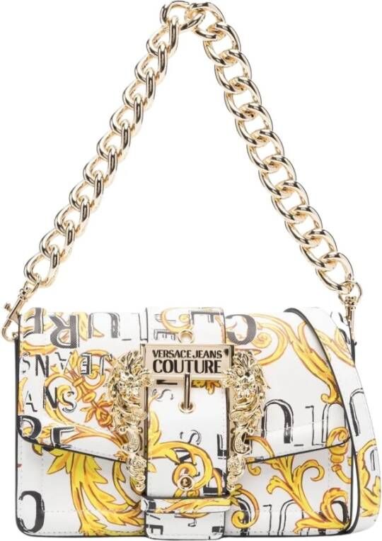 Versace Jeans Couture Women Bags Shoulder Bag White Ss23 Wit Dames