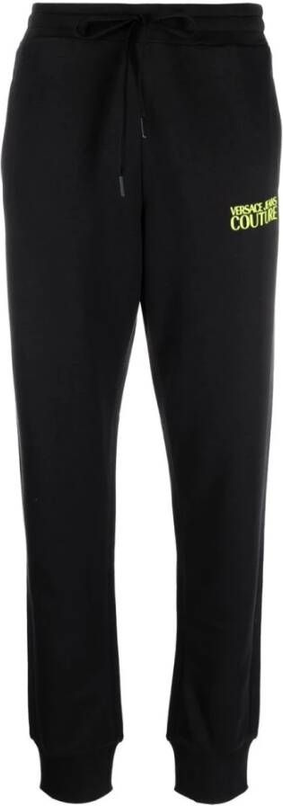 Versace Jeans Couture Women Clothing Trousers Black Ss23 Zwart Dames