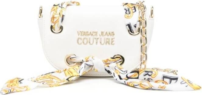 Versace Jeans Couture Womens Bags Shoulder Bag White Ss23 Wit Dames