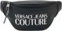 Versace Jeans Couture Zilveren Logo Heuptas Uniek Zwart Black Heren - Thumbnail 1