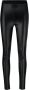 Versace Jeans Couture Glanzende Lycra Skinny Fit Jegging Black Dames - Thumbnail 3