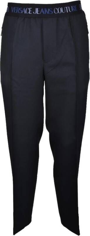 Versace Jeans Couture Zwarte broek voor heren Zwart Heren
