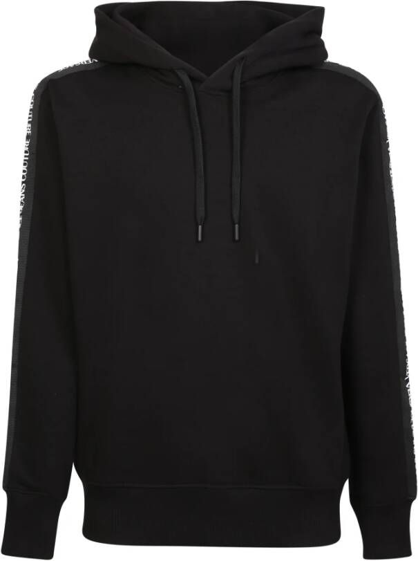 Versace Jeans Couture Zwarte heren hoodie Zwart Heren