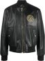 Versace Jeans Couture Zwarte Jassen Stijlvol Ontwerp Zwart Heren - Thumbnail 1