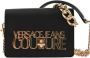 Versace Jeans Couture Zwarte Cross Body Tas met Kettingriem en Metalen Detail Black Dames - Thumbnail 1