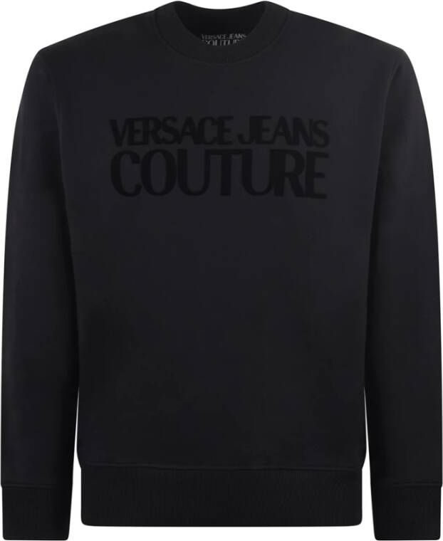 Versace Jeans Couture Zwarte Herentrui Stijlvol en Comfortabel Black Heren