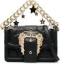 Versace Jeans Couture Zwarte Crossbody Tas met Logo en Gouden Ketting Black Dames - Thumbnail 1