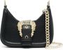 Versace Jeans Couture Eco Leren Schoudertas met Magnetische Sluiting Black Dames - Thumbnail 3