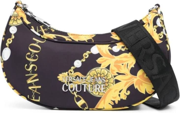 Versace Jeans Couture Multikleur Sportieve Logo Hobo Tas Multicolor Dames