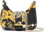 Versace Jeans Couture Zwarte Barok Print Mini Schoudertas met Afneembare Kettingriem Black Dames - Thumbnail 3