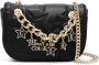 Versace Jeans Couture Zwarte Gewatteerde Schoudertas met Kettingriem Black Dames - Thumbnail 2