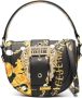 Versace Jeans Couture Zwarte Barok Print Handtas met Afneembare Schouderband Black Dames - Thumbnail 1