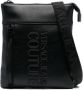 Versace Jeans Couture Zwarte leren schoudertas met verhoogd logo Black Heren - Thumbnail 3