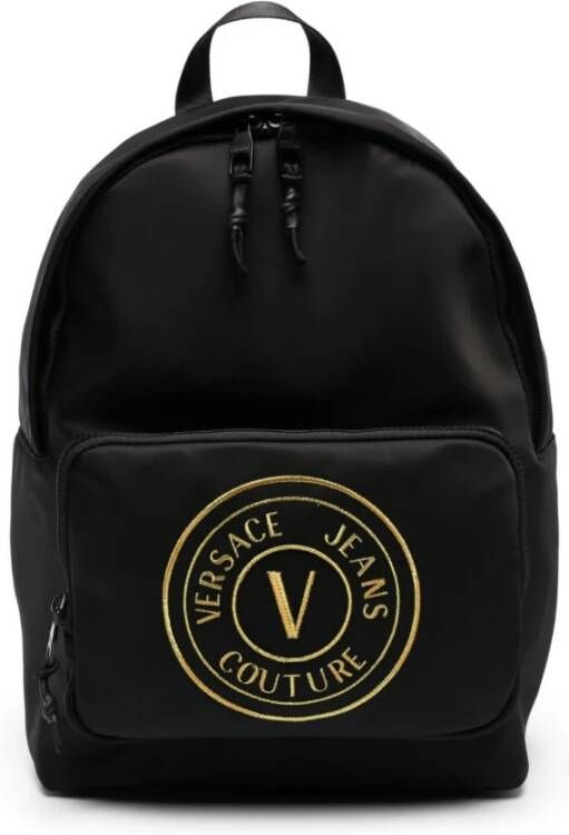 Versace Jeans Couture Zwarte Bucket Bag Rugzak voor Heren Black Heren