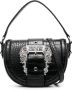 Versace Jeans Couture Zwarte tassen met D Tracolla Tonda Stampa Cocco Zwart Dames - Thumbnail 4