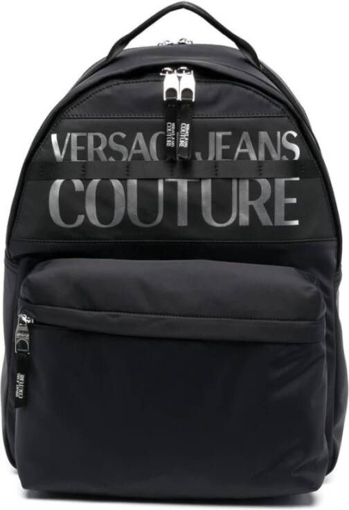 Versace Jeans Couture Stijlvolle Rugzak voor Mannen Black Heren