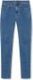 Versace Logo-geborduurde Slim-Fit Jeans Blue Heren - Thumbnail 1
