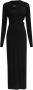 Versace Hoodie Jurk met Uitgesneden Detail Black Dames - Thumbnail 1