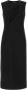 Versace Mouwloze Lange Jurk met Col Black Dames - Thumbnail 1
