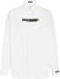 Versace Katoenen Popeline Overhemd met Parelknoopjes White Heren - Thumbnail 1