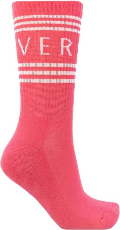 Versace Katoenen sokken Roze Dames