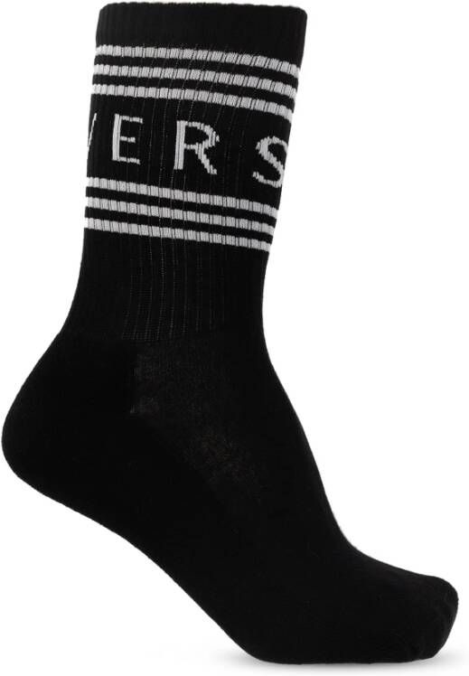 Versace Katoenen sokken Zwart Heren
