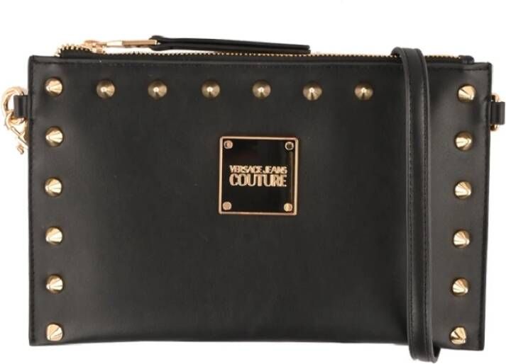Versace Jeans Couture Borsa a tracolla con borchie e placchetta con logo donna 73Va4Bex-Zs412 Nero Zwart Dames