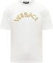 Versace Korte mouwen T-shirt met ronde hals White Heren - Thumbnail 3