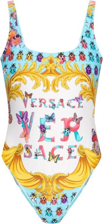 Versace Vlinder Lieveheersbeestjes Badpak Multicolor Dames