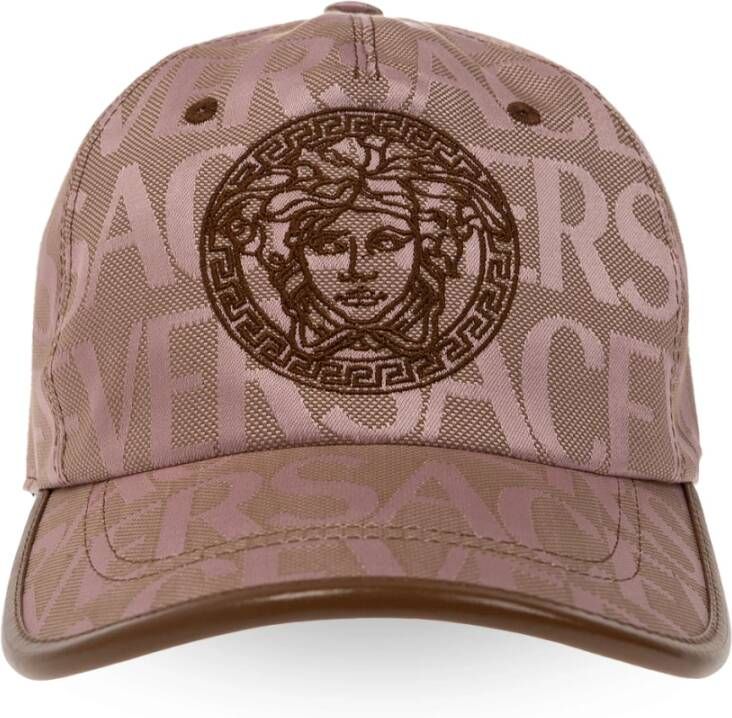 Versace La Vacanza collectie baseballpet Beige Dames