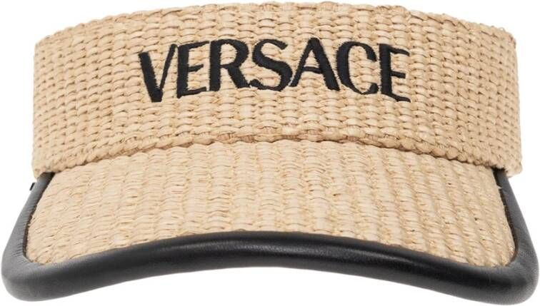 Versace La Vacanza collectie zonneklep Beige Dames
