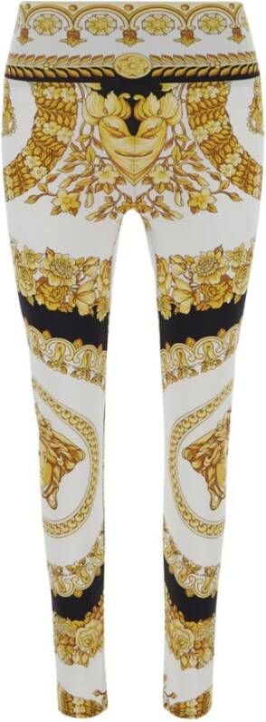 Versace Leather Trousers Meerkleurig Dames