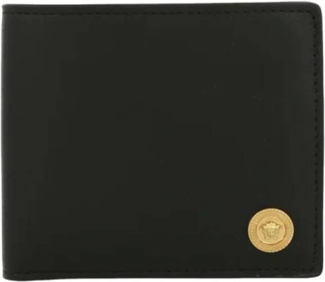Versace Leather wallets Zwart Dames