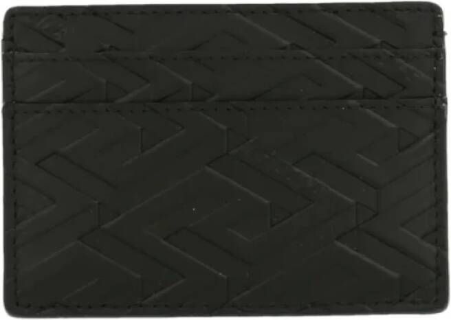 Versace Leather wallets Zwart Dames