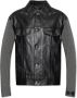 Versace Leren jas Zwart Heren - Thumbnail 1