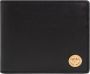 Versace Stijlvolle Zwarte Leren Portemonnee Black Heren - Thumbnail 1