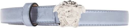 Versace Leren riem Blauw Dames