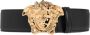 Versace Zwart Leren Medusa Riem Black Heren - Thumbnail 3