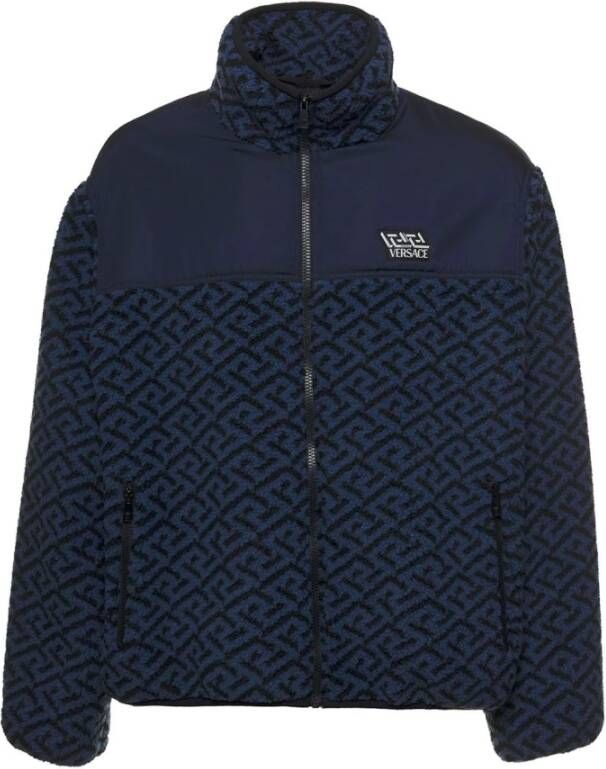 Versace Lichte jas Blauw Heren