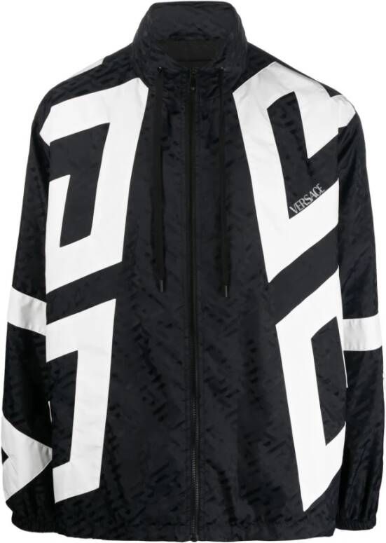 Versace Greca Track Jacket Zwart Heren