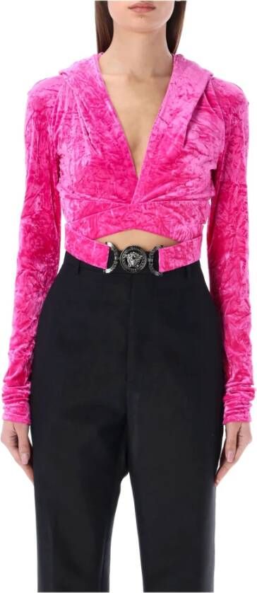 Versace Long Sleeve Tops Roze Dames