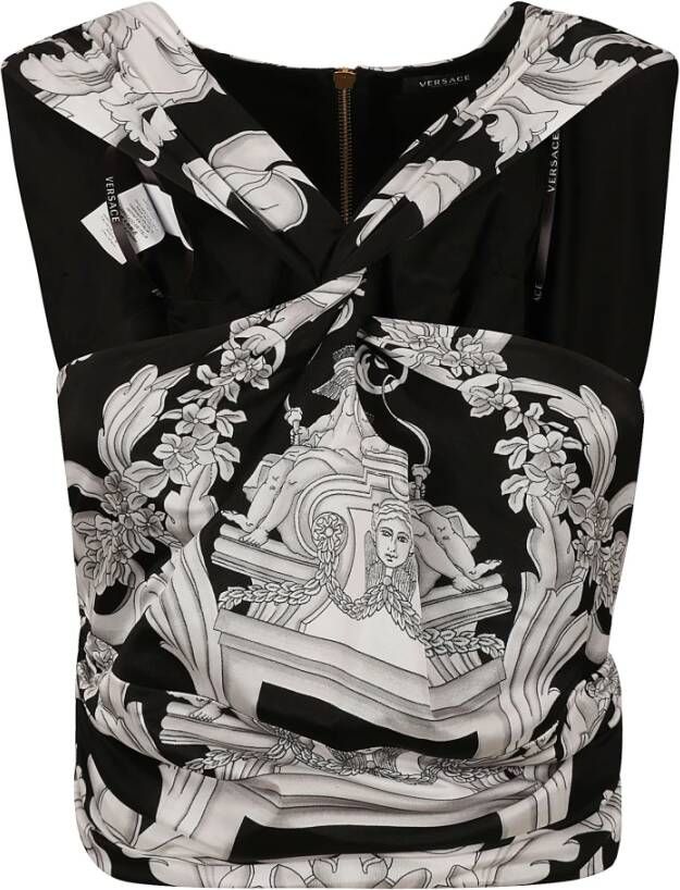 Versace Sleeveless Tops Zwart Dames