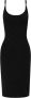 Versace Jacquard Gebreide Mini Jurk Black Dames - Thumbnail 1