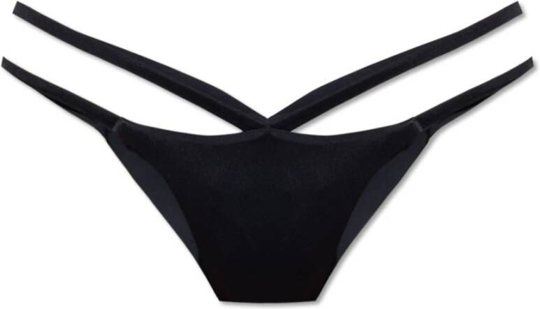 Versace Omkeerbare bikinislip Zwart Dames