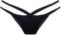 Versace Omkeerbare bikinislip Zwart Dames - Thumbnail 1