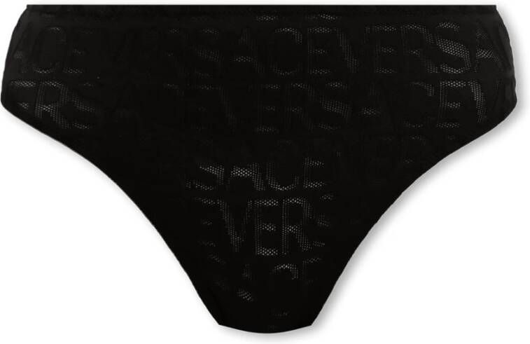 Versace Onderbroeken met logo Zwart Dames